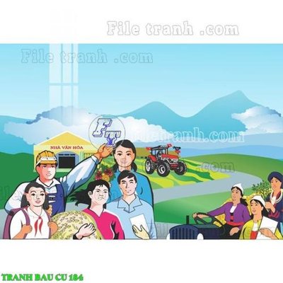 File gốc File thiết kế mẫu pano phông tranh bầu cử 184 (cho in ấn) từ Filetranh.com