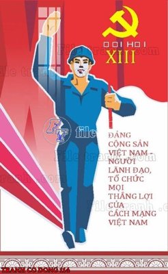 File tranh File thiết kế mẫu pano phông tranh cổ động 114 (bản gốc) in lụa dán tường