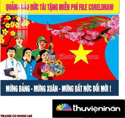 File gốc File thiết kế mẫu pano phông tranh cổ động 145 cho in ấn và thiết kế