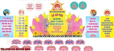 File tranh File thiết kế mẫu pano phông tranh cổ động 230 (ảnh gốc) in trần nhà