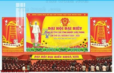 File tranh File thiết kế mẫu pano phông tranh cổ động 277 (gốc) chủ đề trừu tượng