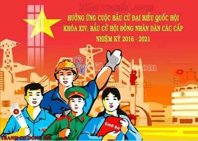 File tranh File thiết kế mẫu pano phông tranh cổ động 324 (bản gốc) in canvas