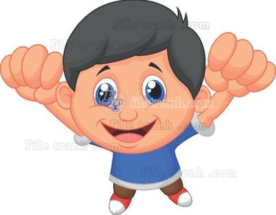 File gốc vector tre em 100 (phiên bản chuẩn) để in ấn