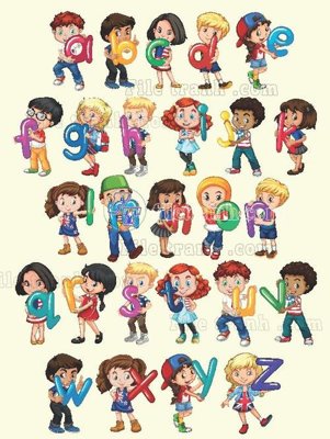 File gốc vector tre em 111 (phong cách) châu Âu