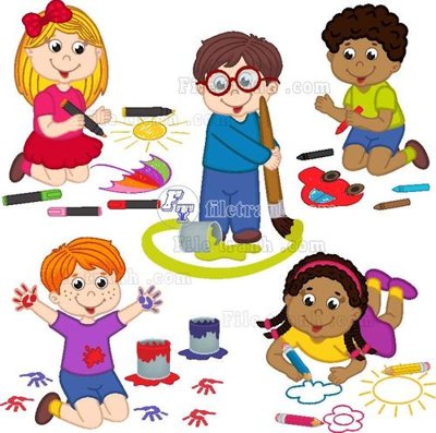 File gốc vector tre em 128 (trang trí) phòng làm việc