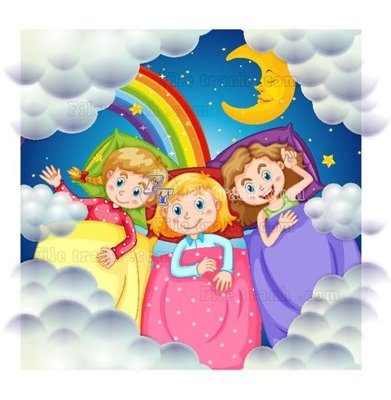 File tranh vector tre em 13 (file gốc) chuẩn màu in