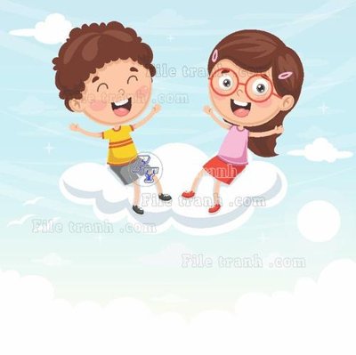 File in trần vector tre em 30 (bản gốc) bầu trời