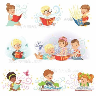 File gốc vector tre em 84 (in mica) làm quà tặng