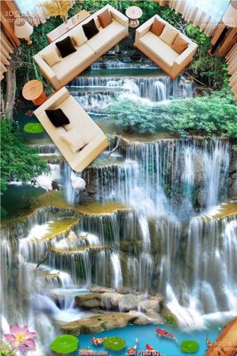 File tranh File in sàn nhà thảm gạch FTS62 (gốc) chủ đề thành phố