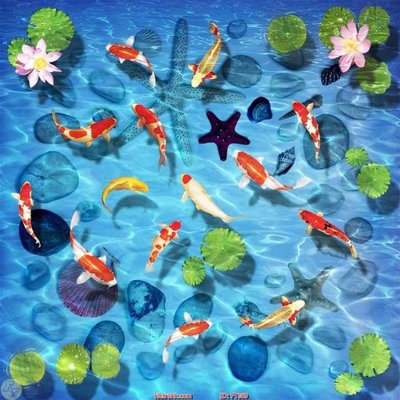 File in trần File in sàn nhà thảm gạch FTS69 (bản gốc) bầu trời