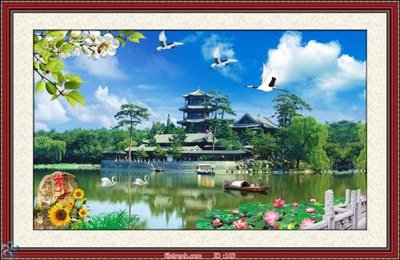 File tranh Tranh phong thủy 103 (gốc) chủ đề động vật