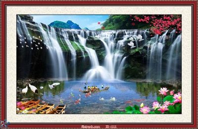 File tranh Tranh phong thủy 111 (file gốc) chủ đề phong thủy