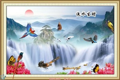 File in ấn cao cấp Tranh phong thủy 141 (file gốc)