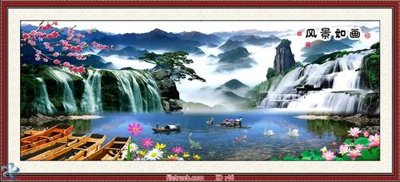 File tranh Tranh phong thủy 46 (gốc) chủ đề trẻ em