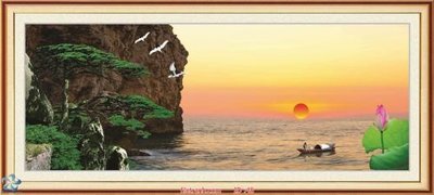 File tranh gốc Tranh phong thủy 48 (bản quyền) độc đáo