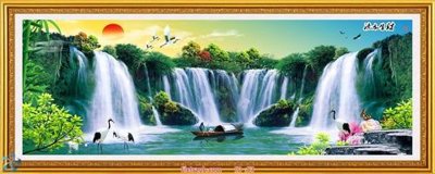 File tranh quảng cáo Tranh phong thủy 53 (file gốc) chuyên nghiệp