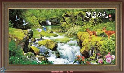 File tranh PSD Tranh phong thủy 66 chất lượng cao