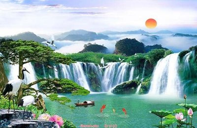 File tranh Tranh phong thủy 6 (gốc) chủ đề tĩnh vật