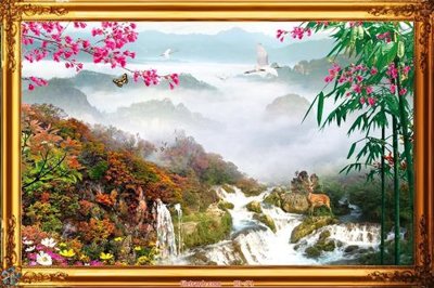 File ảnh Tranh phong thủy 71 (gốc) in poster