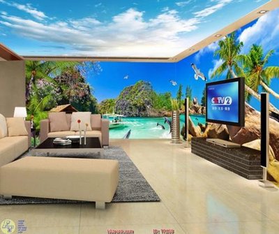 File gốc File psd trần 3d TR188 (trang trí) phòng ngủ