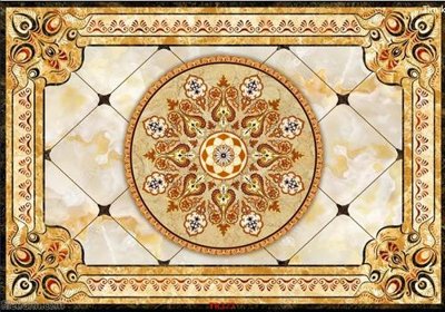 Tải file File psd trần 3d TR377 (gốc) chủ đề hoa sen