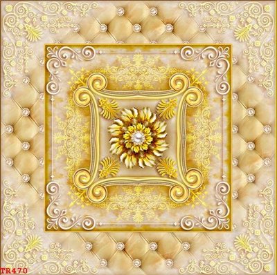 Tải file File tranh trần mây 3d TR470 (gốc) làm tranh trang trí