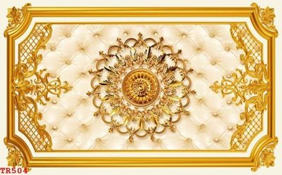 File gốc File tranh trần mây 3d TR504 (trang trí) cho phòng khách