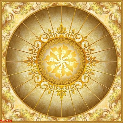 Tải file gốc File tranh trần mây 3d TR549 (để in lụa)