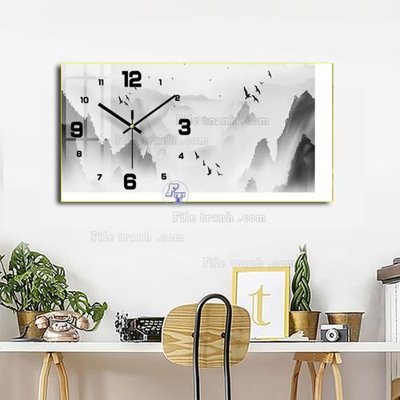 Tải file File tranh đồng hồ tráng gương BDH1011 (ảnh gốc) 300dpi File tranh đồng hồ tráng gương BDH1011