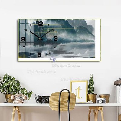 Cung cấp file tranh gốc File tranh đồng hồ tráng gương BDH1019 độc quyền
