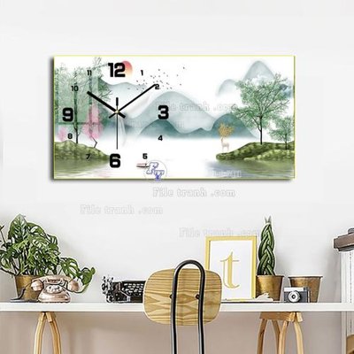 Tải file gốc File tranh đồng hồ tráng gương BDH1029 (in khổ lớn) không mờ