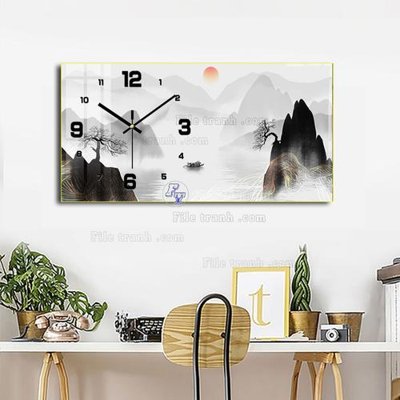 Tải file File tranh đồng hồ tráng gương BDH1039 (gốc) in trên mọi chất liệu