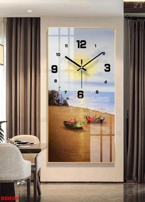 File gốc File tranh đồng hồ tráng gương BDH108 (cho in 3D) độc đáo