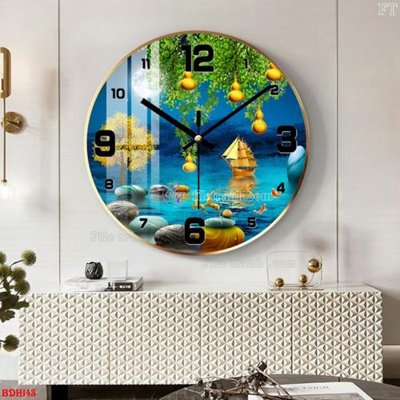 Download file gốc File tranh đồng hồ tráng gương BDH143 (in mica) trong suốt