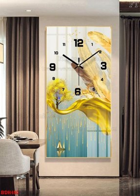 Tải file File tranh đồng hồ tráng gương BDH480 (ảnh gốc) in tranh kính