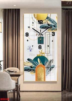 Tải file File tranh đồng hồ tráng gương BDH487 (gốc) chủ đề tâm linh