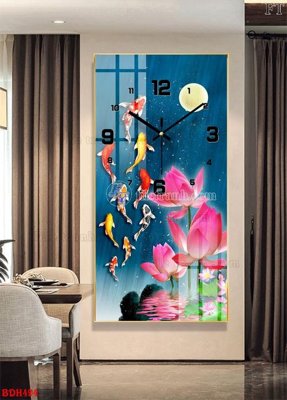 Mua file gốc File tranh đồng hồ tráng gương BDH494 (PSD) tại Filetranh.com