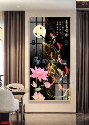 Tải file gốc File tranh đồng hồ tráng gương BDH507 (bản PSD) còn layer