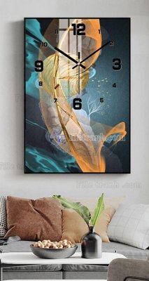 File gốc File tranh đồng hồ tráng gương BDH666 (ảnh chi tiết) để in lụa