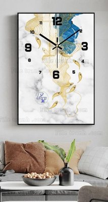 File gốc File tranh đồng hồ tráng gương BDH982 (in mica) cắt laser