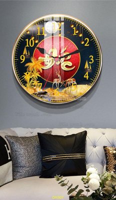 File tranh File tranh đồng hồ tráng gương DH307 (gốc) chủ đề trẻ em