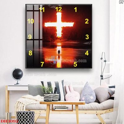 Tải file File tranh đồng hồ tráng gương DH3092 (ảnh gốc) file TIFF