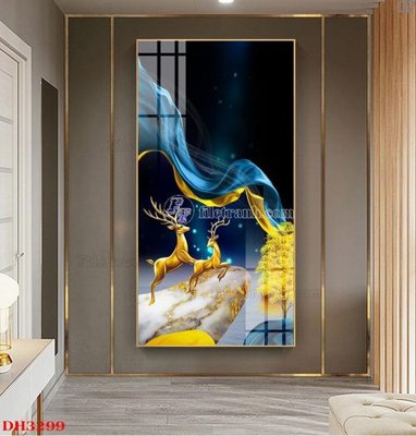 Tải về file gốc File tranh đồng hồ tráng gương DH3299 (chuẩn in ấn)