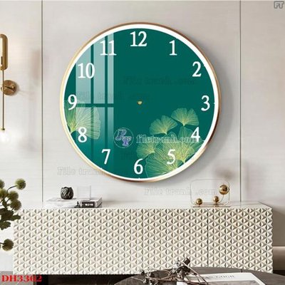 File in trần File tranh đồng hồ tráng gương DH3362 (bản gốc) trời sao