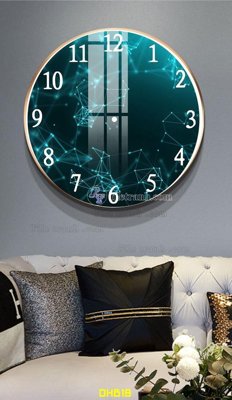 Download file gốc File tranh đồng hồ tráng gương DH618 (in mica) 3D