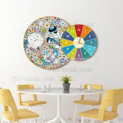 Tải file Tranh đồng hồ doremon lồng tròn DH7203 (gốc) in ấn ngay lập tức