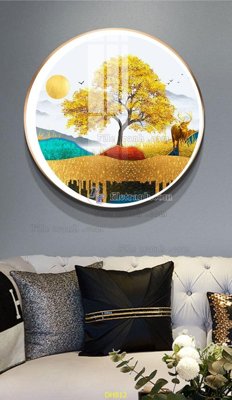 Tải file File tranh đồng hồ tráng gương DH812 (gốc) chủ đề tôn giáo