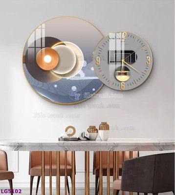 Tải file File tranh đồng hồ tráng gương tròn lồng ghép LG5102 (ảnh gốc) file TIFF