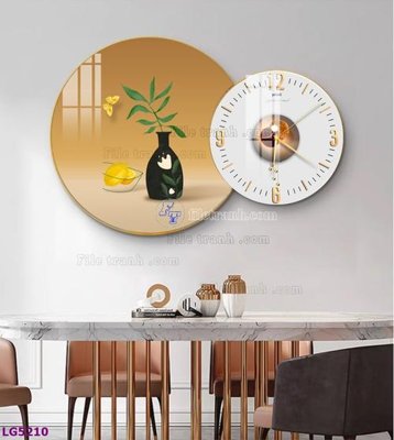 Tải file File tranh đồng hồ tráng gương tròn lồng ghép LG5210 (ảnh gốc) file TIFF