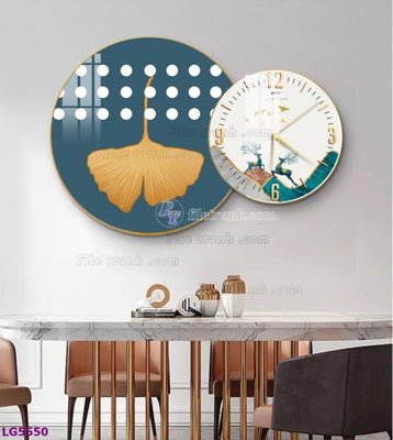 Tải về file gốc File tranh đồng hồ tráng gương tròn lồng ghép LG5550 (chuẩn in ấn)